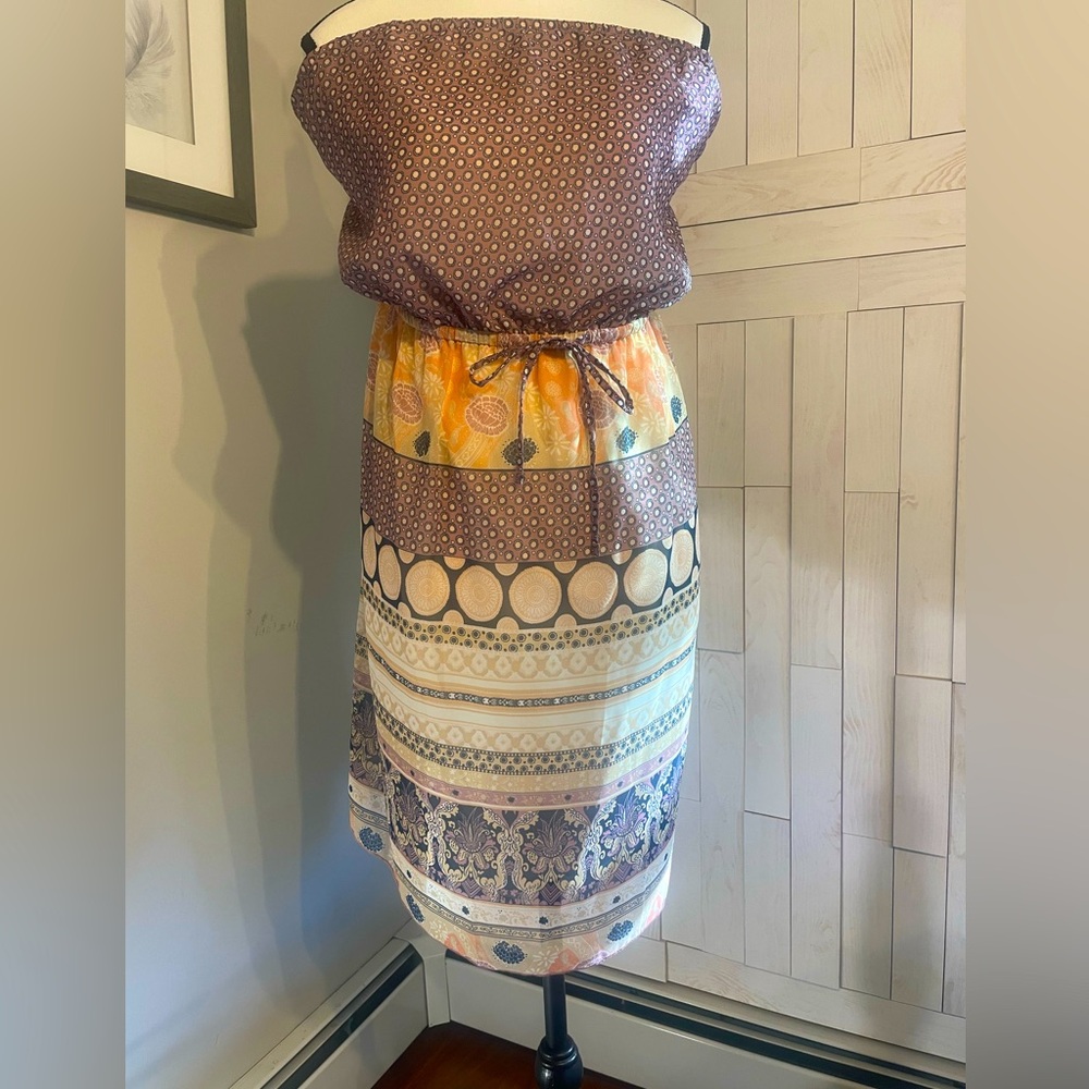 Mudd Strapless Breezy Sun Dress